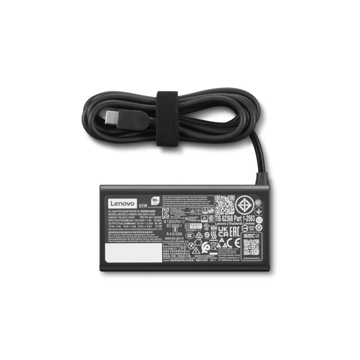 Lenovo 4X21S91187 adaptador e transformador Interior 65 W Preto