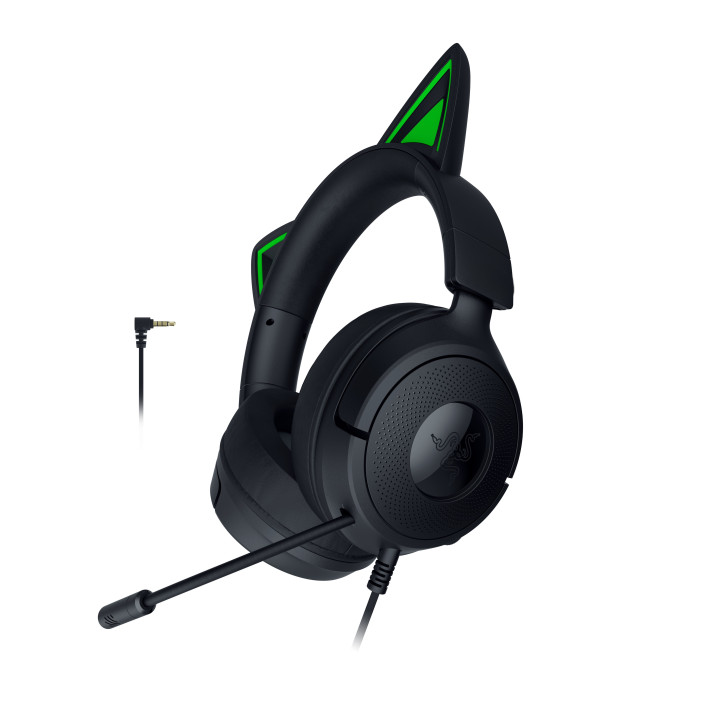 Razer Kraken Kitty V3 X Auscultadores Com fios Fita de cabeça Jogos USB Type-A Preto