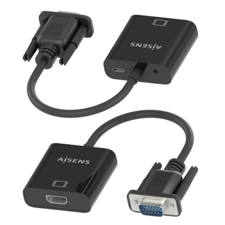 Adaptador Aisens A115-0873 HDMI + 3.5mm + Micro-USB Type-B para VGA