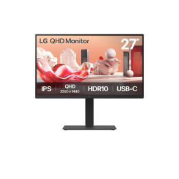 LG 27BA75QB-B.AEU monitor de ecrã 68,6 cm (27") 2560 x 1440 pixels Wide Quad HD LED Preto