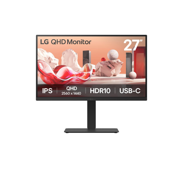 LG 27BA75QB-B.AEU monitor de ecrã 68,6 cm (27") 2560 x 1440 pixels Wide Quad HD LED Preto