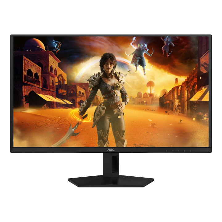 AOC G4 Q27G41ZDF monitor de ecrã 67,3 cm (26.5") 2560 x 1440 pixels Quad HD QD-OLED Preto, Vermelho