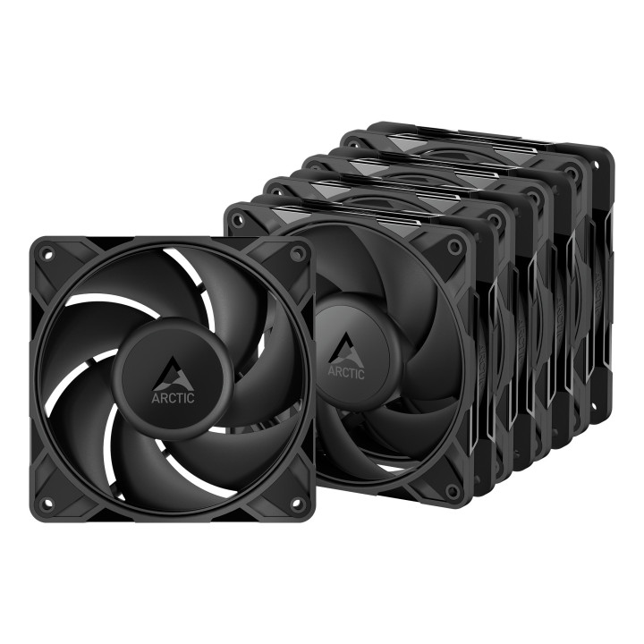 ARCTIC Freezer P12 Pro PST - 5 Pack Caixa de computador Ventoinha 12 cm Preto 5 unidade(s)