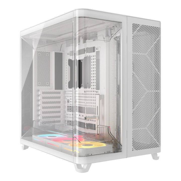 Corsair AIR 5400 LX-R RGB iCUE LINK Midi Tower Branco