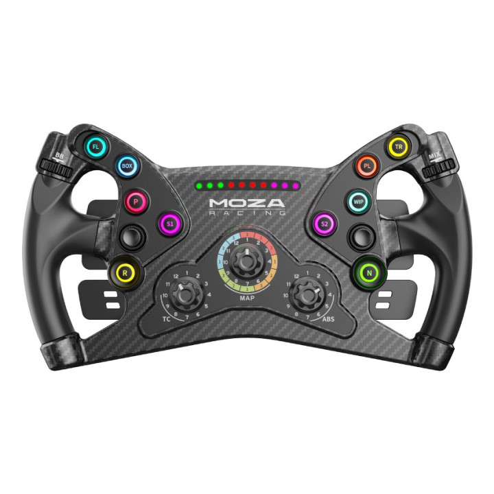 Moza Racing RS047 controlador de jogo Preto Volante PC