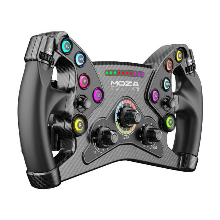 Moza Racing RS047 controlador de jogo Preto Volante PC