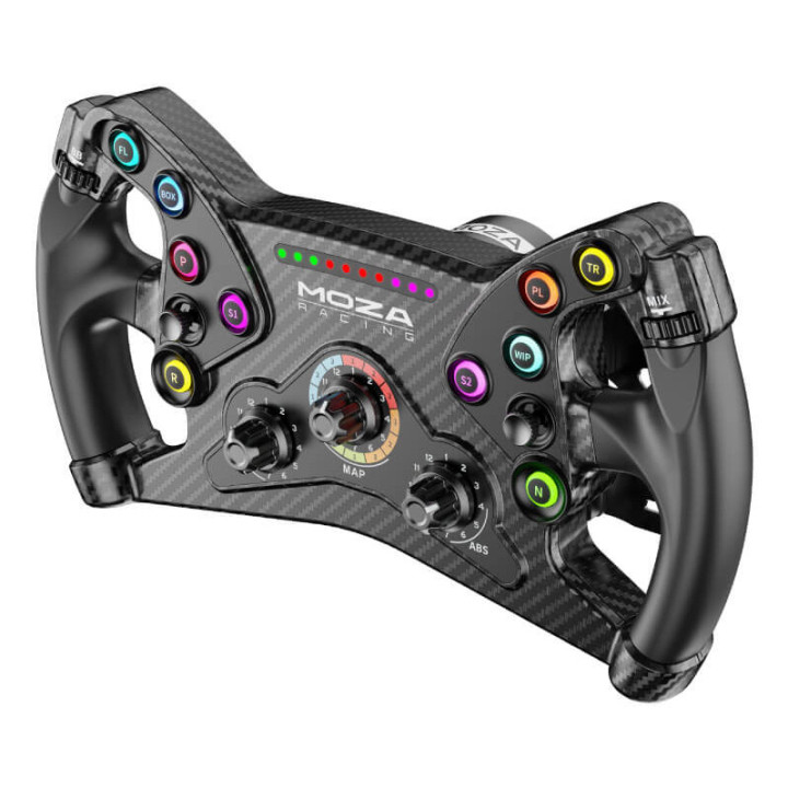Moza Racing RS047 controlador de jogo Preto Volante PC