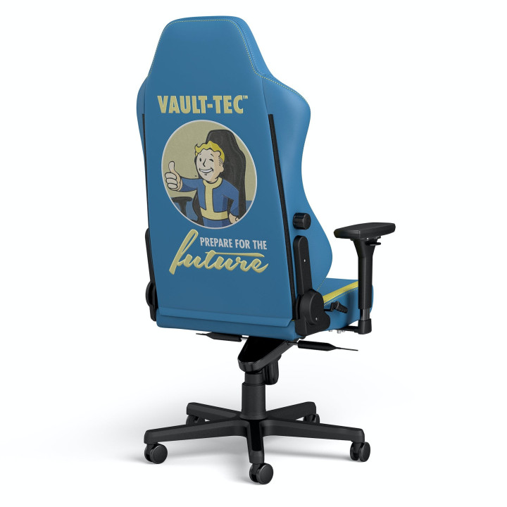 noblechairs NBL-HRO-PU-FVT cadeira gaiming Cadeira de jogos para PC Assento acolchoado Azul, Amarelo