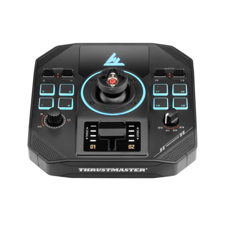 Thrustmaster Sol-R 5 Base Preto USB Analógico   Digital PC