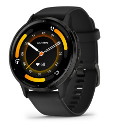 Garmin Venu 3 3,56 cm (1.4") AMOLED 45 mm Digital 454 x 454 pixels Ecrã táctil Preto Wi-Fi GPS