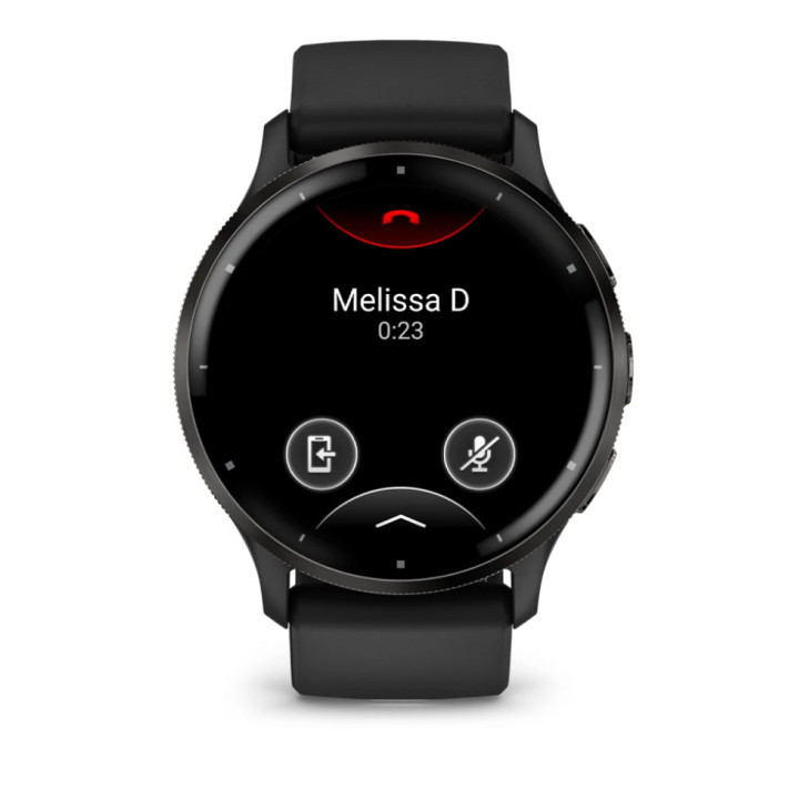 Garmin Venu 3 3,56 cm (1.4") AMOLED 45 mm Digital 454 x 454 pixels Ecrã táctil Preto Wi-Fi GPS