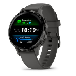 Garmin Venu 3S 3,05 cm (1.2") AMOLED 41 mm Digital 390 x 390 pixels Ecrã táctil Cinzento Wi-Fi GPS
