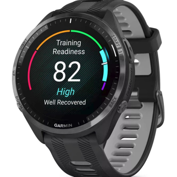Smartwatch Garmin Forerunner 965 1.4" AMOLED 47mm GPS Wi-Fi Preto
