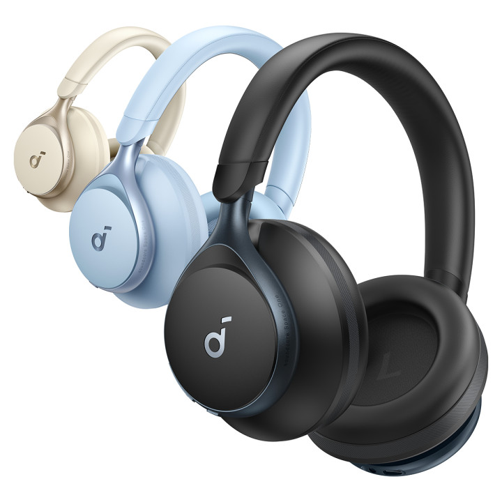 Soundcore Space One Auscultadores Com fios e sem fios Fita de cabeça Chamadas Música Bluetooth Preto