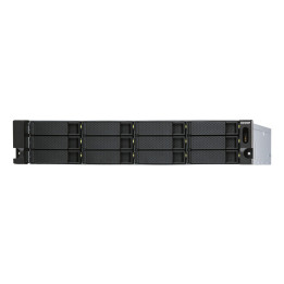 QNAP TL-R1200S-RP Caixa para Discos Rígidos Compartimento HDD SSD Preto, Cinzento 2.5 3.5"