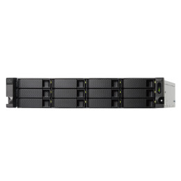 QNAP TL-R1200C-RP Caixa para Discos Rígidos Compartimento HDD SSD Preto, Cinzento 2.5 3.5"