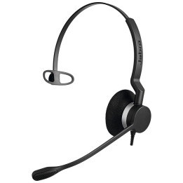 Jabra Biz 2300 Auscultadores Com fios Fita de cabeça Escritório Call center Preto