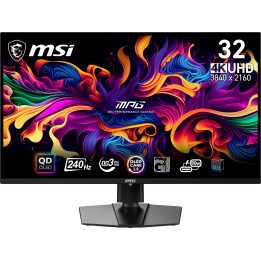 MSI MPG 321URX QD-OLED monitor de ecrã 80 cm (31.5") 3840 x 2160 pixels 4K Ultra HD Preto