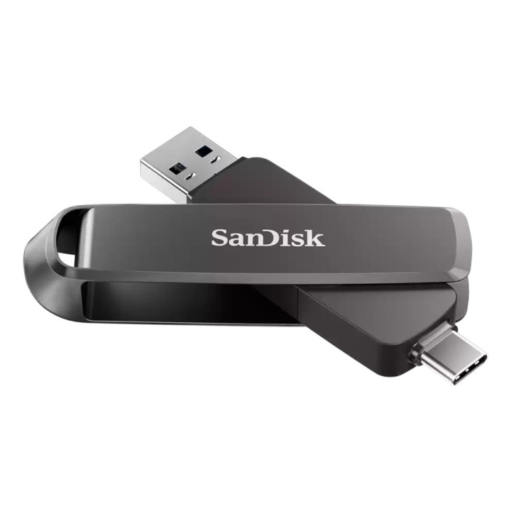 SanDisk SDDDE1-2T00-G46 unidade de memória USB 2 TB USB Type-A   USB Type-C 3.2 Gen 2 (3.1 Gen 2) Preto
