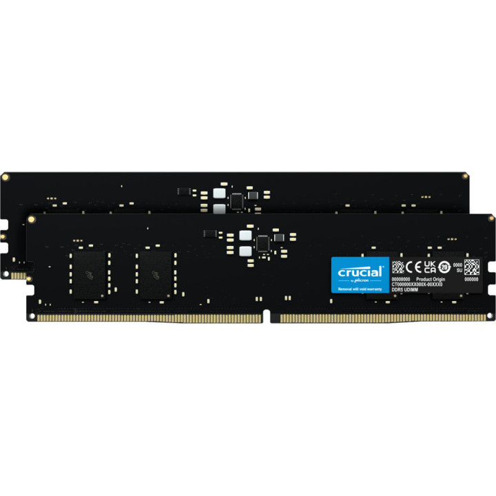 Crucial CT2K8G48C40U5 módulo de memória 16 GB 2 x 8 GB DDR5