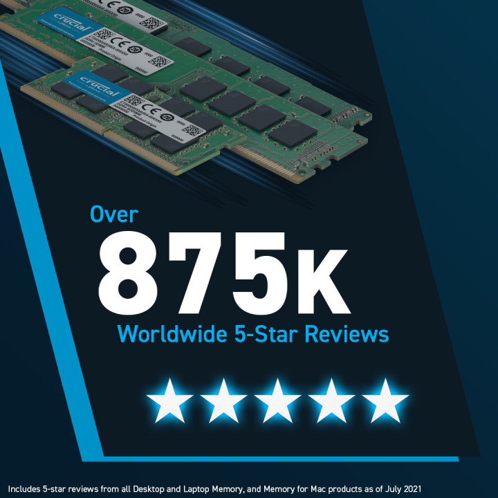 Crucial CT2K16G48C40U5 módulo de memória 32 GB 2 x 16 GB DDR5