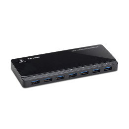 TP-Link UH720 hub de interface USB 3.2 Gen 1 (3.1 Gen 1) Micro-B 5000 Mbit s Preto