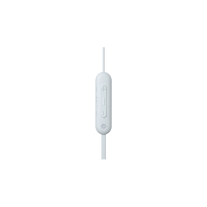 Sony WI-C100 Auscultadores Sem fios Intra-auditivo Chamadas Música Bluetooth Branco