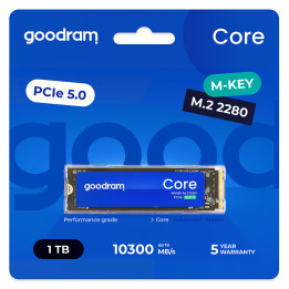 Goodram SSDR-GRC01-1K0-80 disco SSD 1 TB M.2 PCI Express 5.0 NVMe 3D NAND