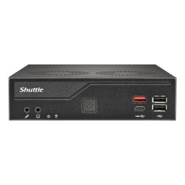 Shuttle Slim PC DH810 PC de 1,35L Preto LGA 1851 (Socket V1)