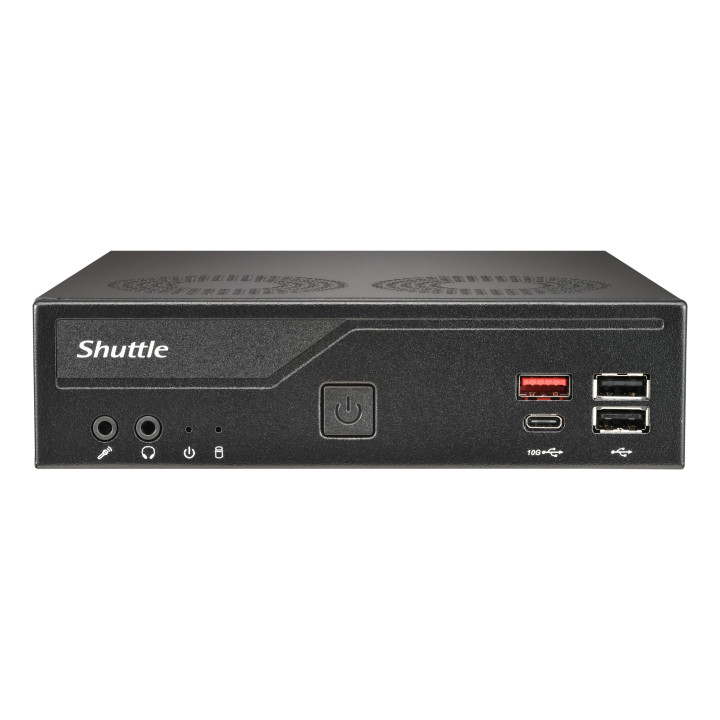 Shuttle Slim PC DH810 PC de 1,35L Preto LGA 1851 (Socket V1)