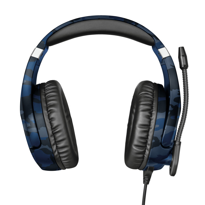 Trust GXT 488 Forze PS4 Auscultadores Com fios Fita de cabeça Jogos Preto, Azul