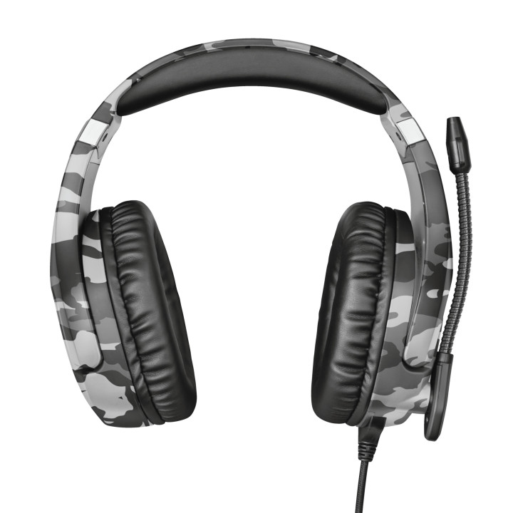 Trust GXT 488 Forze PS4 Auscultadores Com fios Fita de cabeça Jogos Preto, Cinzento
