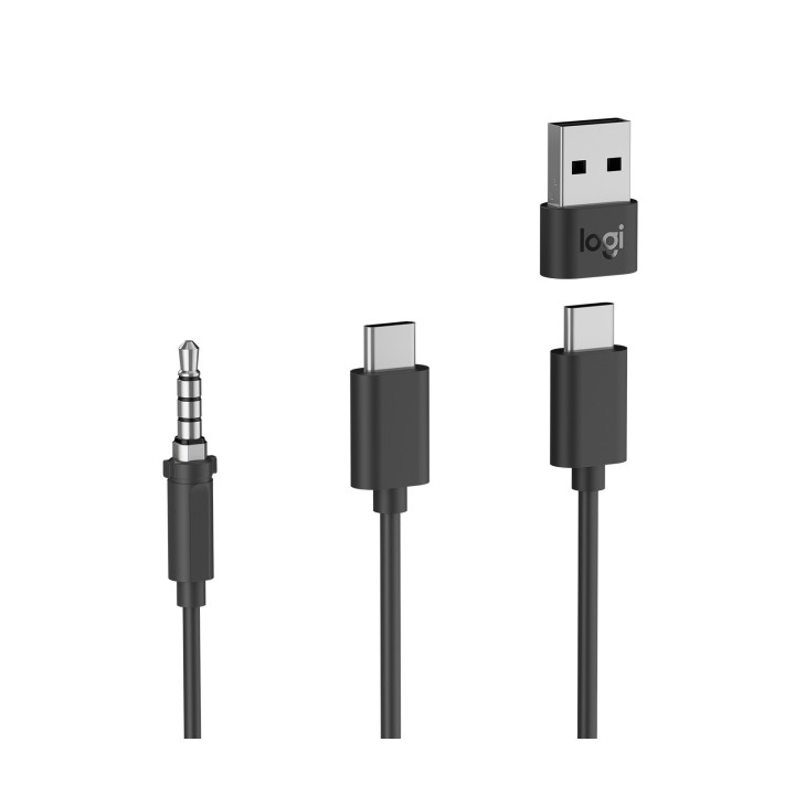 Logitech 981-001013 auscultador Auscultadores Com fios Intra-auditivo Escritório Call center USB Type-C Grafite