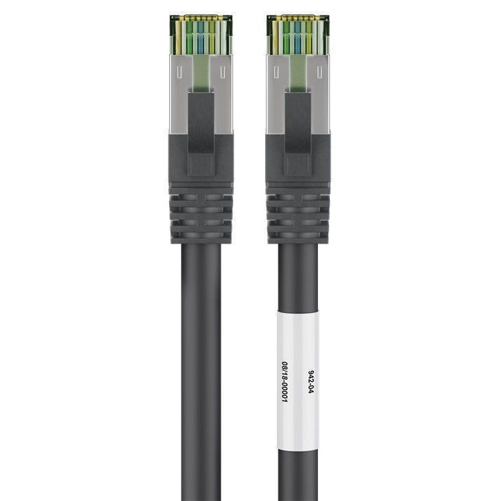Goobay 66722 cabo de rede Preto 2 m Cat8.1 S FTP (S-STP)