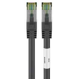 Goobay 66720 cabo de rede Preto 0,5 m Cat8.1 S FTP (S-STP)