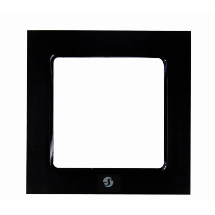 Shelly SHELLY_WF_1_S moldura de parede 80 x 80 mm Quadrado Preto Plástico
