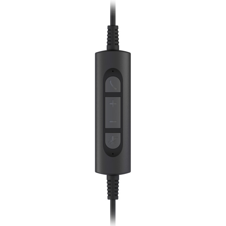 Axtel AXH-ONEUCDC auscultador Auscultadores Com fios Fita de cabeça Escritório Call center USB Type-C Preto
