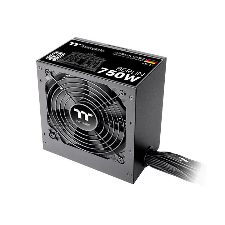 Thermaltake Berlin fonte de alimentação 750 W 24-pin ATX ATX Preto