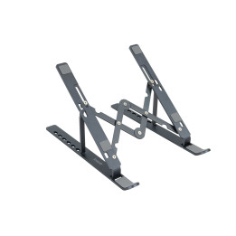 TooQ TQLRS0033-AL-G Suporte para Computadores Portáteis Suporte para portáteis e tablets Cinzento 38,1 cm (15")