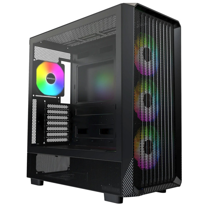 Caixa Montech X5M ARGB Micro-ATX Preto