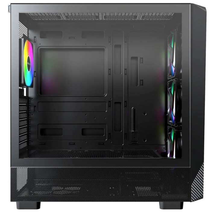 Caixa Montech X5M ARGB Micro-ATX Preto
