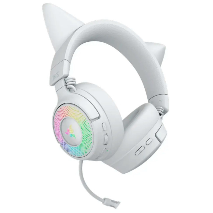 Headset Gaming RAZER Kraken Kitty V3 Pro USB Bluetooth Branco