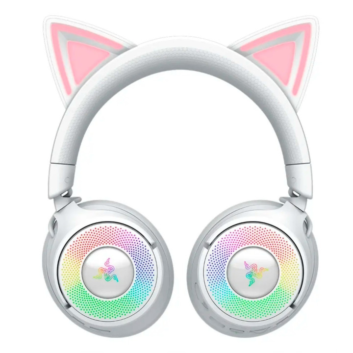 Headset Gaming RAZER Kraken Kitty V3 Pro USB Bluetooth Branco