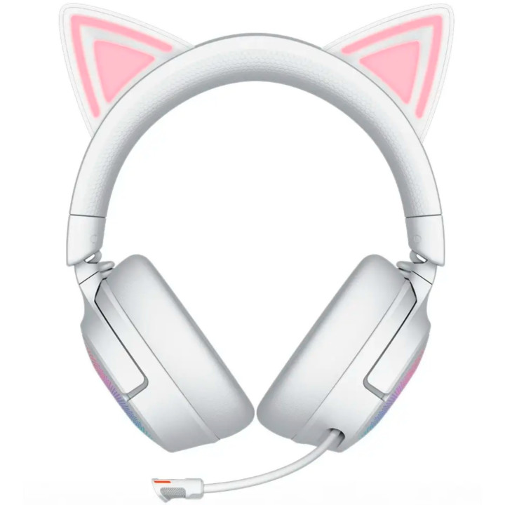 Headset Gaming RAZER Kraken Kitty V3 Pro USB Bluetooth Branco