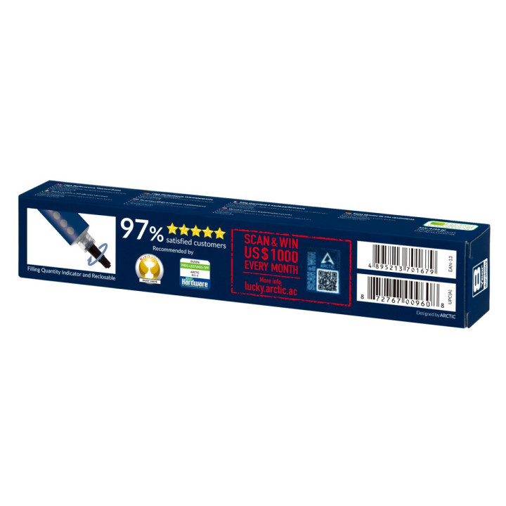 ARCTIC MX-4 pasta térmica Cola térmica 8,5 W m·K 45 g