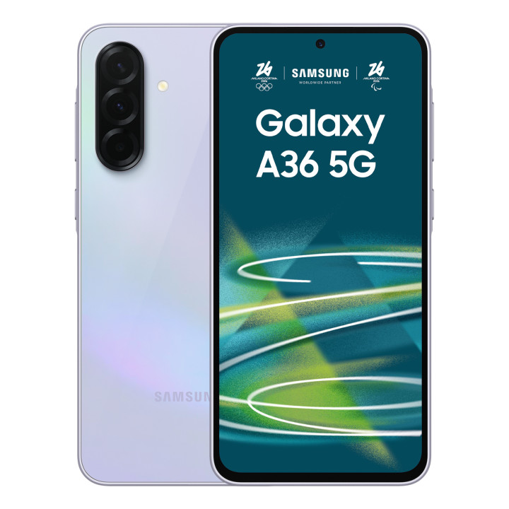 Samsung Galaxy A36 17 cm (6.7") Dual SIM Android 15 5G USB Type-C 6 GB 128 GB 5000 mAh Lavanda