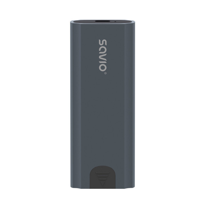 Savio AK-67 Caixa para Discos Rígidos Compartimento SSD Cinzento M.2