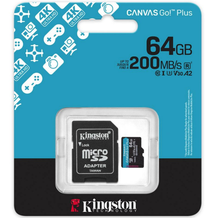 Cartão de Memória Kingston Technology SDCG4/64GBER 64GB