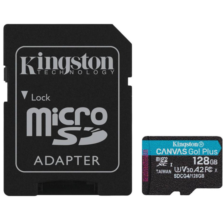 Cartão de Memória SD Kingston Technology Canvas Go! Plus SDCG4/128GBER 128GB