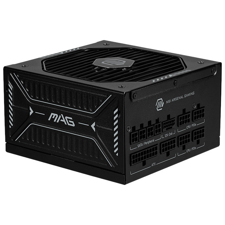 Fonte Modular MSI MAG A1000GLS 1000W 80Plus Gold Preta